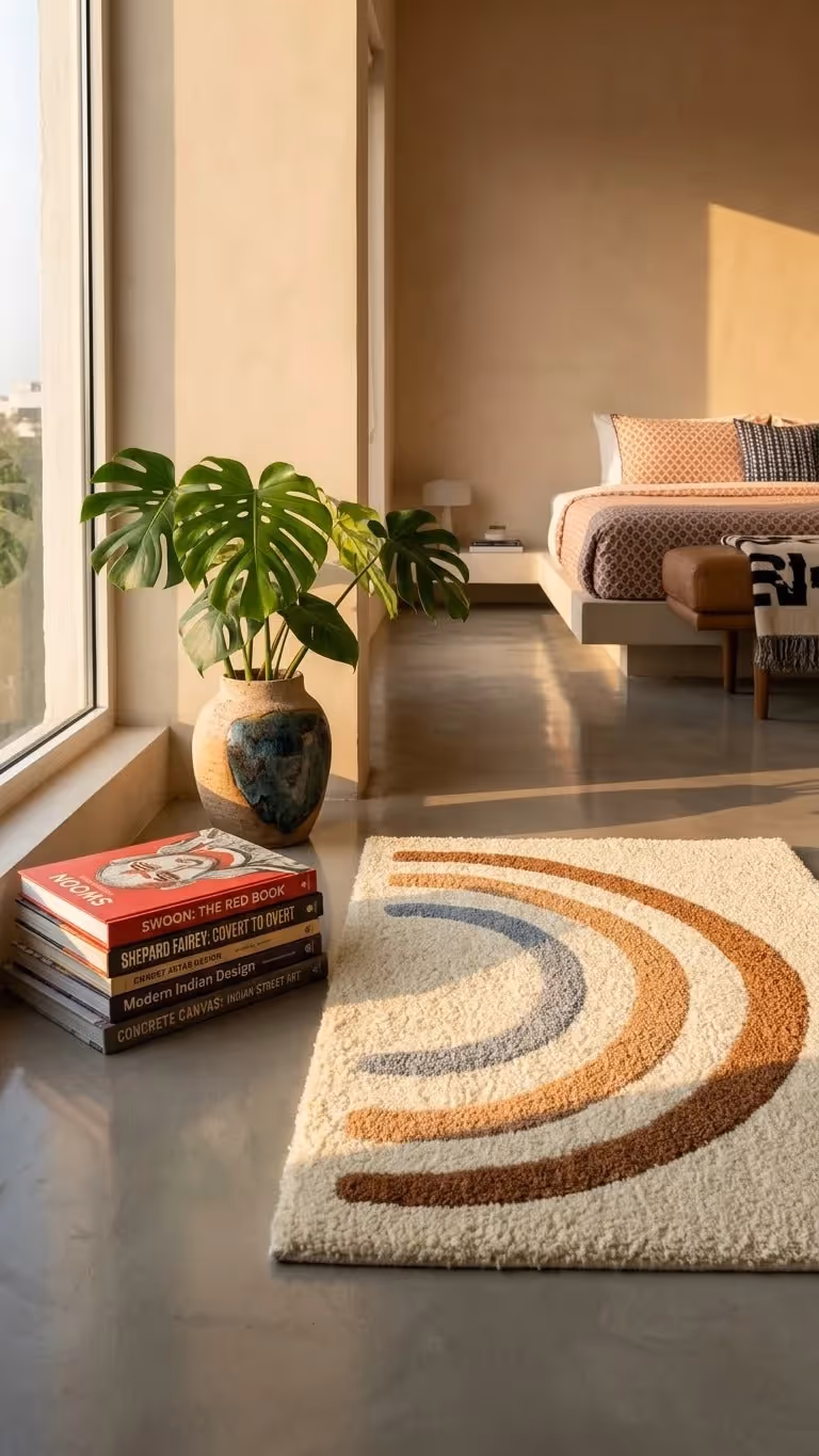 Anna Kids Rainbow Shag Area Rug  image 4