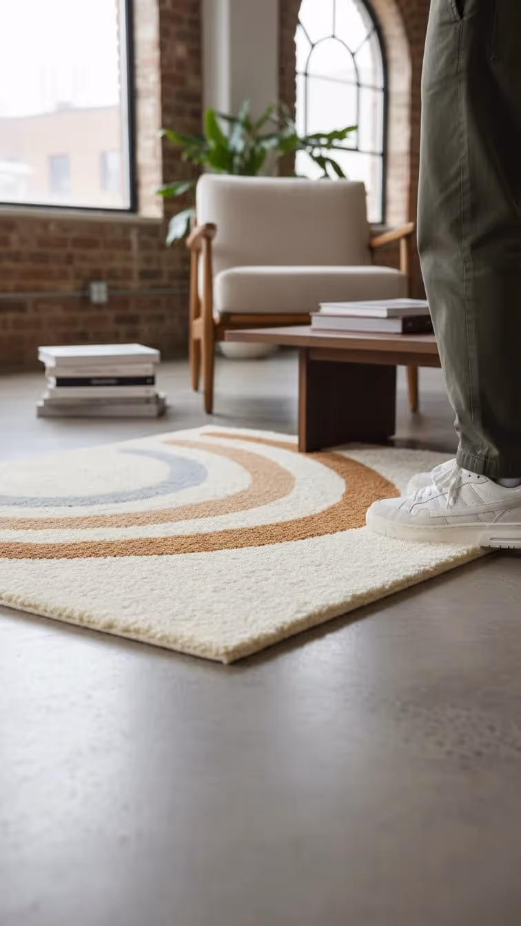 Anna Kids Rainbow Shag Area Rug  image 5