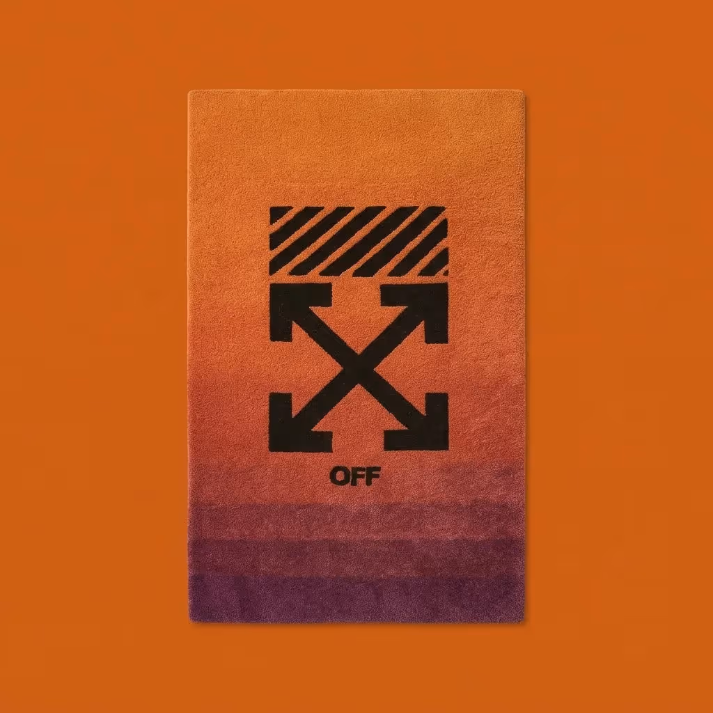 Arrow Rug Orange Gradient image 1