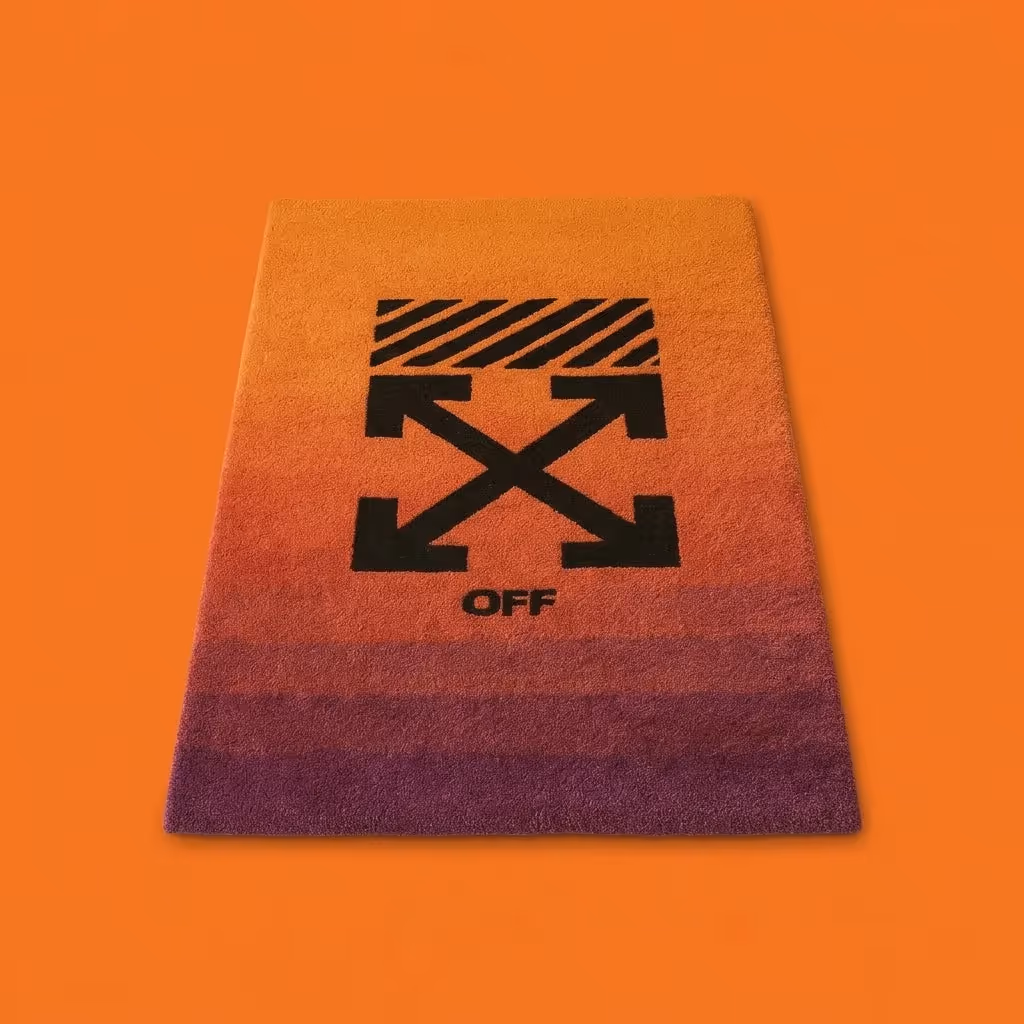 Arrow Rug Orange Gradient image 3