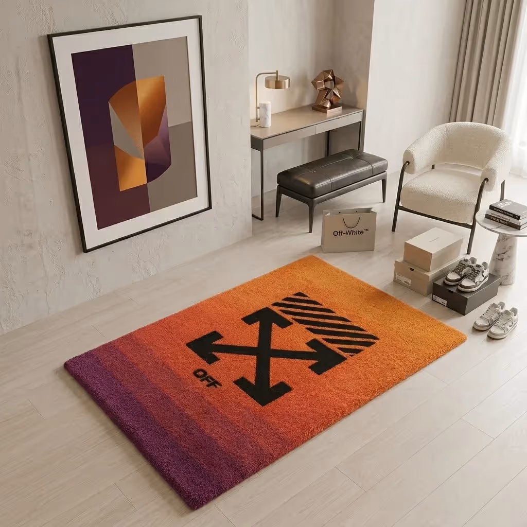 Arrow Rug Orange Gradient image 5