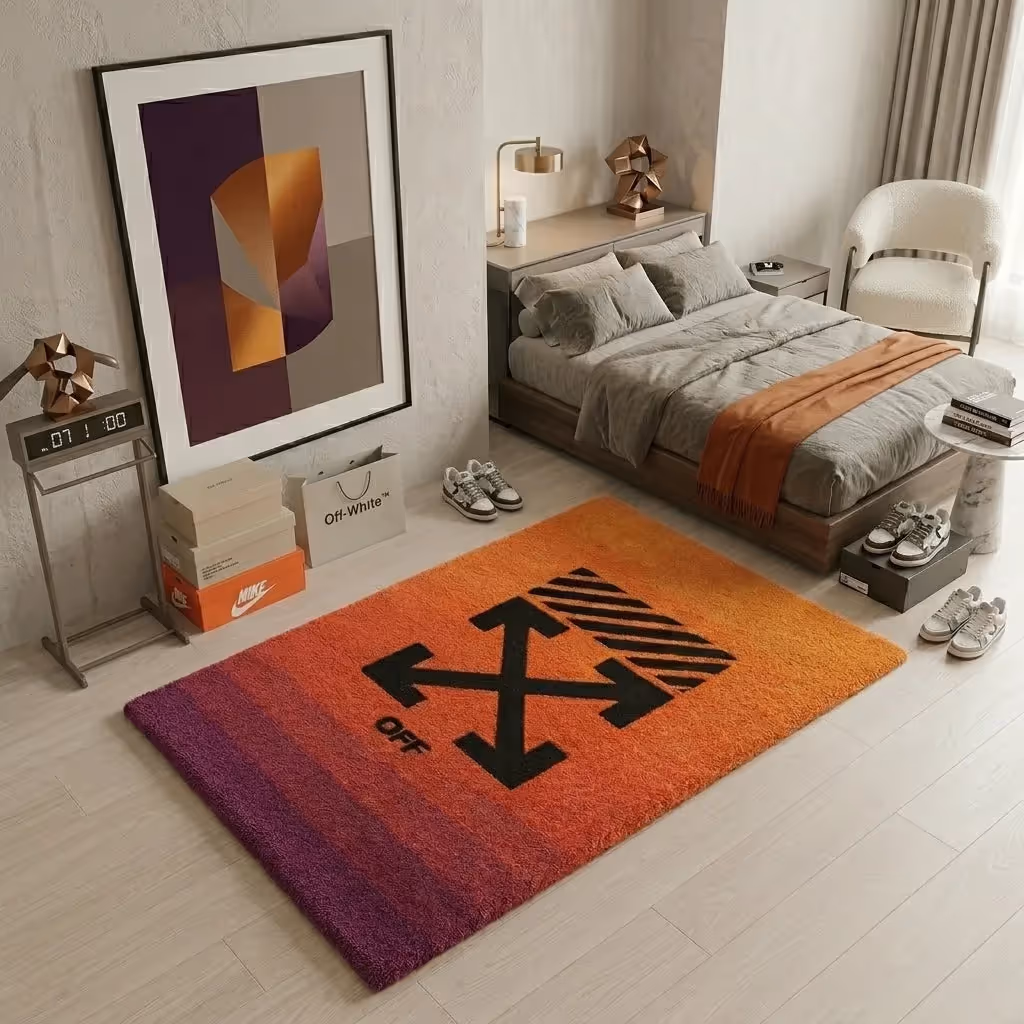 Arrow Rug Orange Gradient image 6