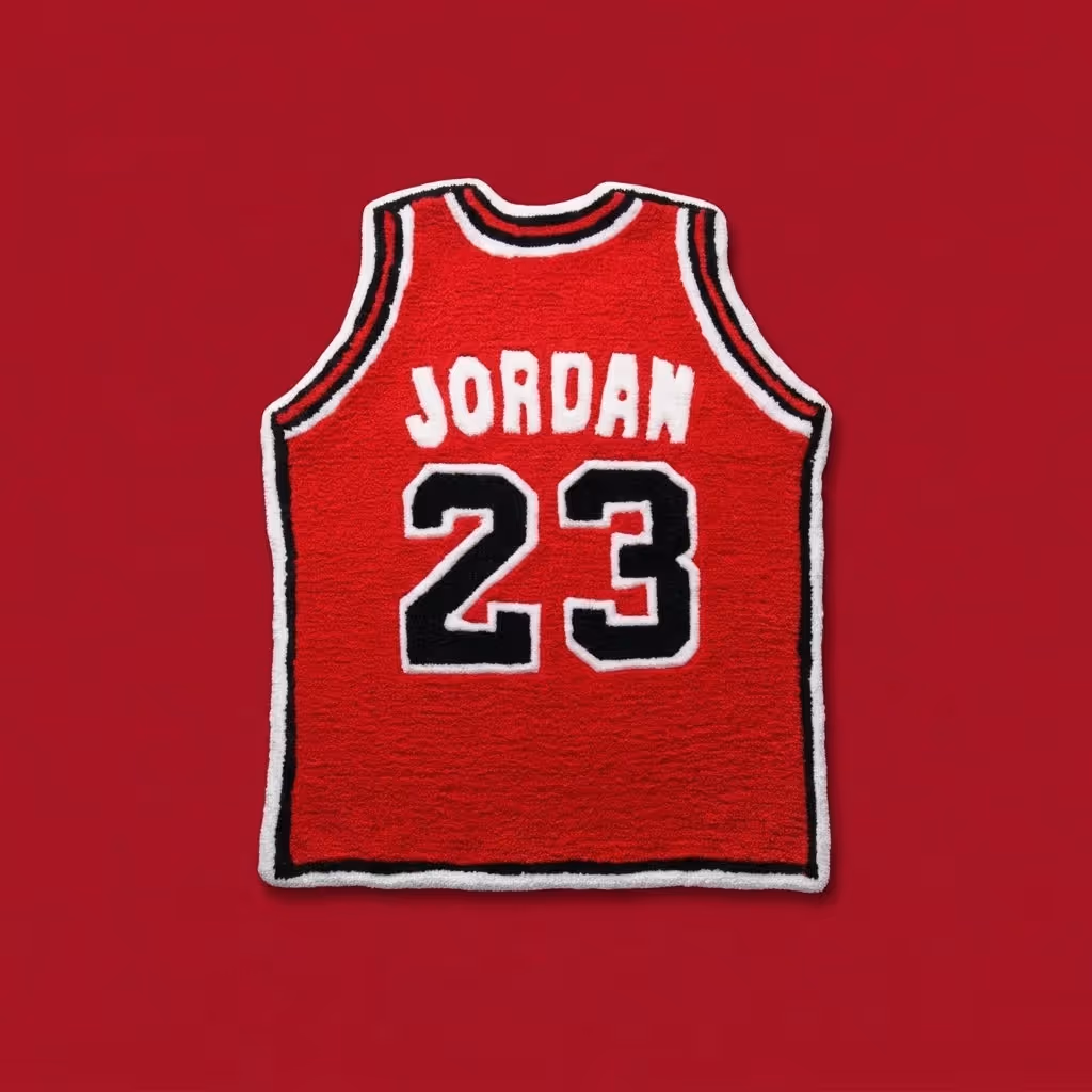 Basketball Jersey Rug 23 image 1