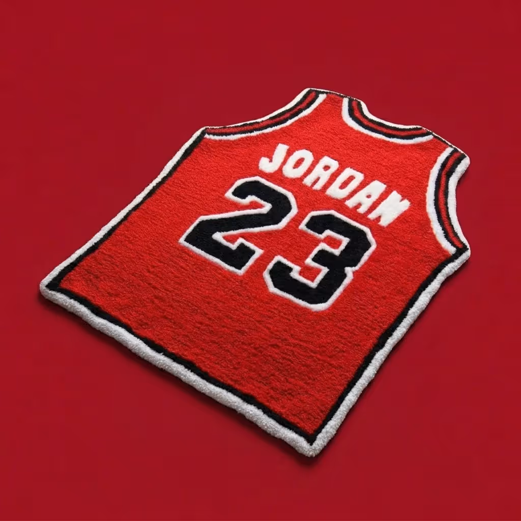Basketball Jersey Rug 23 image 2