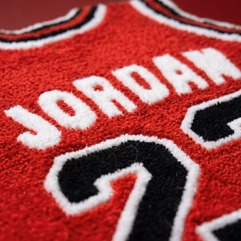 Basketball Jersey Rug 23 image 3