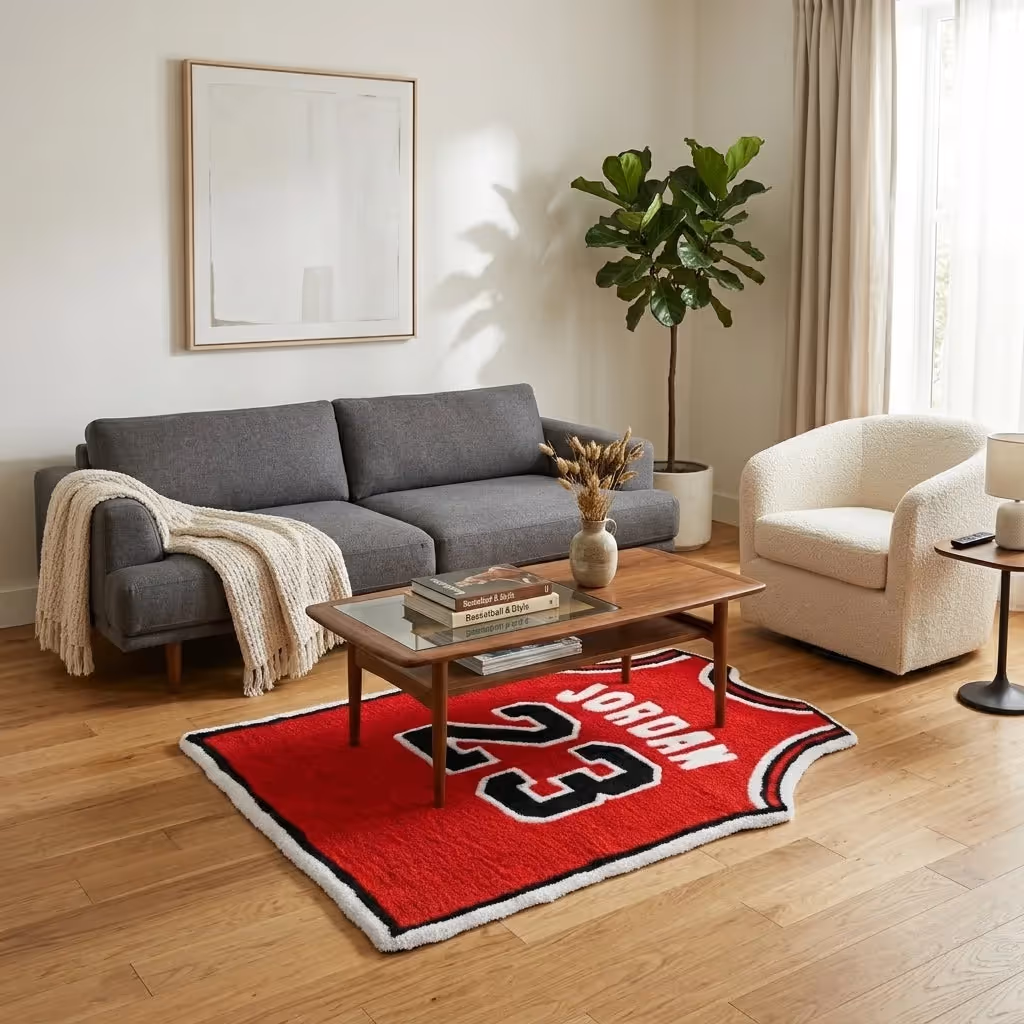 Basketball Jersey Rug 23 image 4