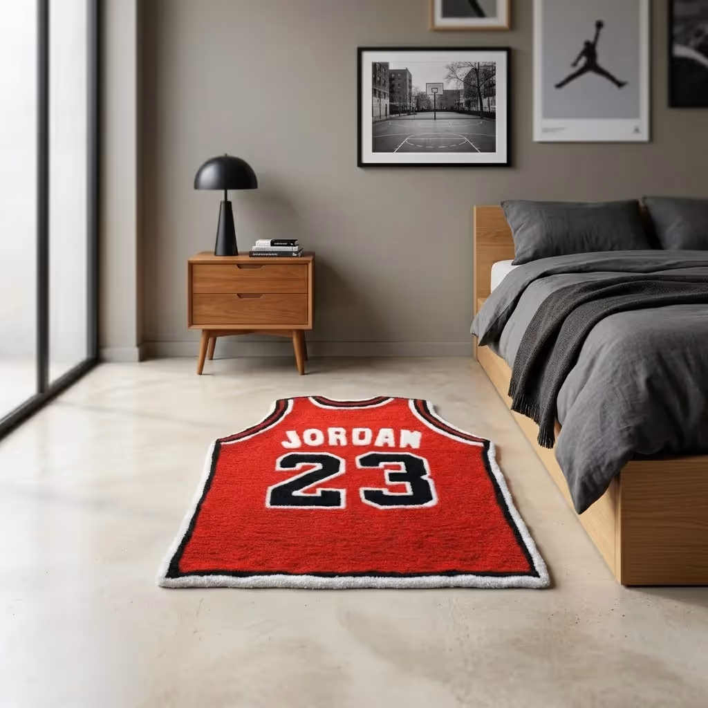 Basketball Jersey Rug 23 image 5