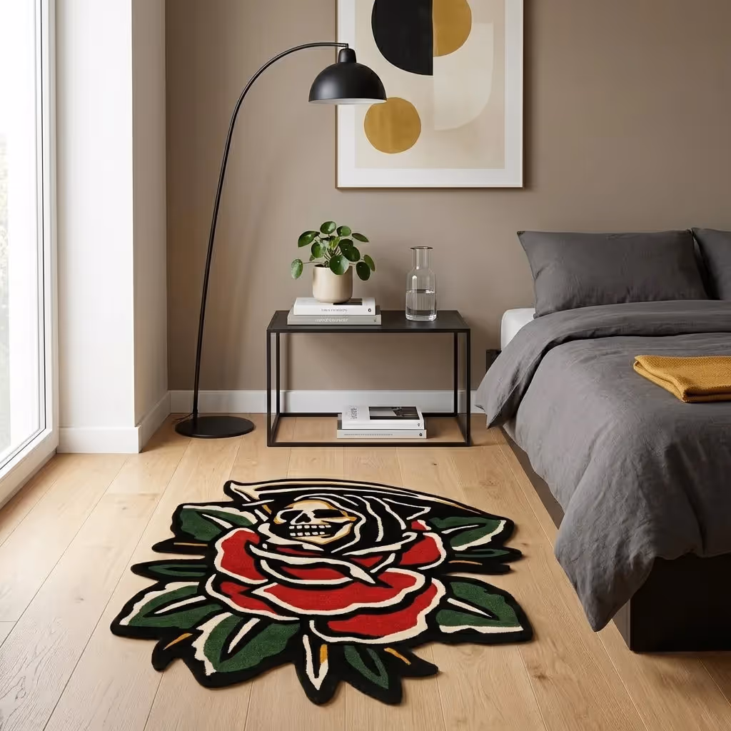 Blooming Reaper Rug image 4