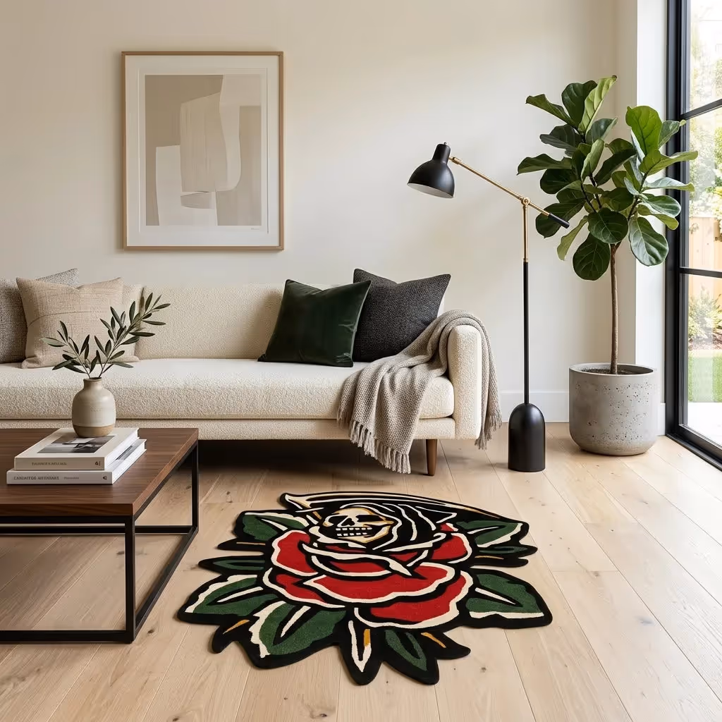 Blooming Reaper Rug image 5