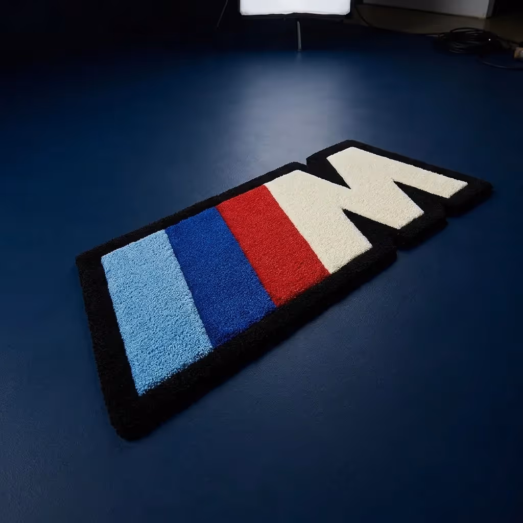 BMW M Logo Hand-Tufted Rug image 1
