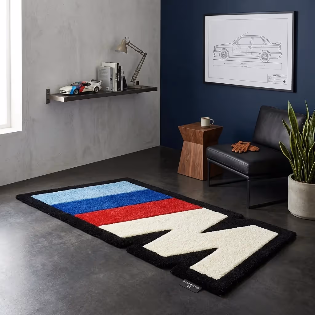 BMW M Logo Hand-Tufted Rug image 7