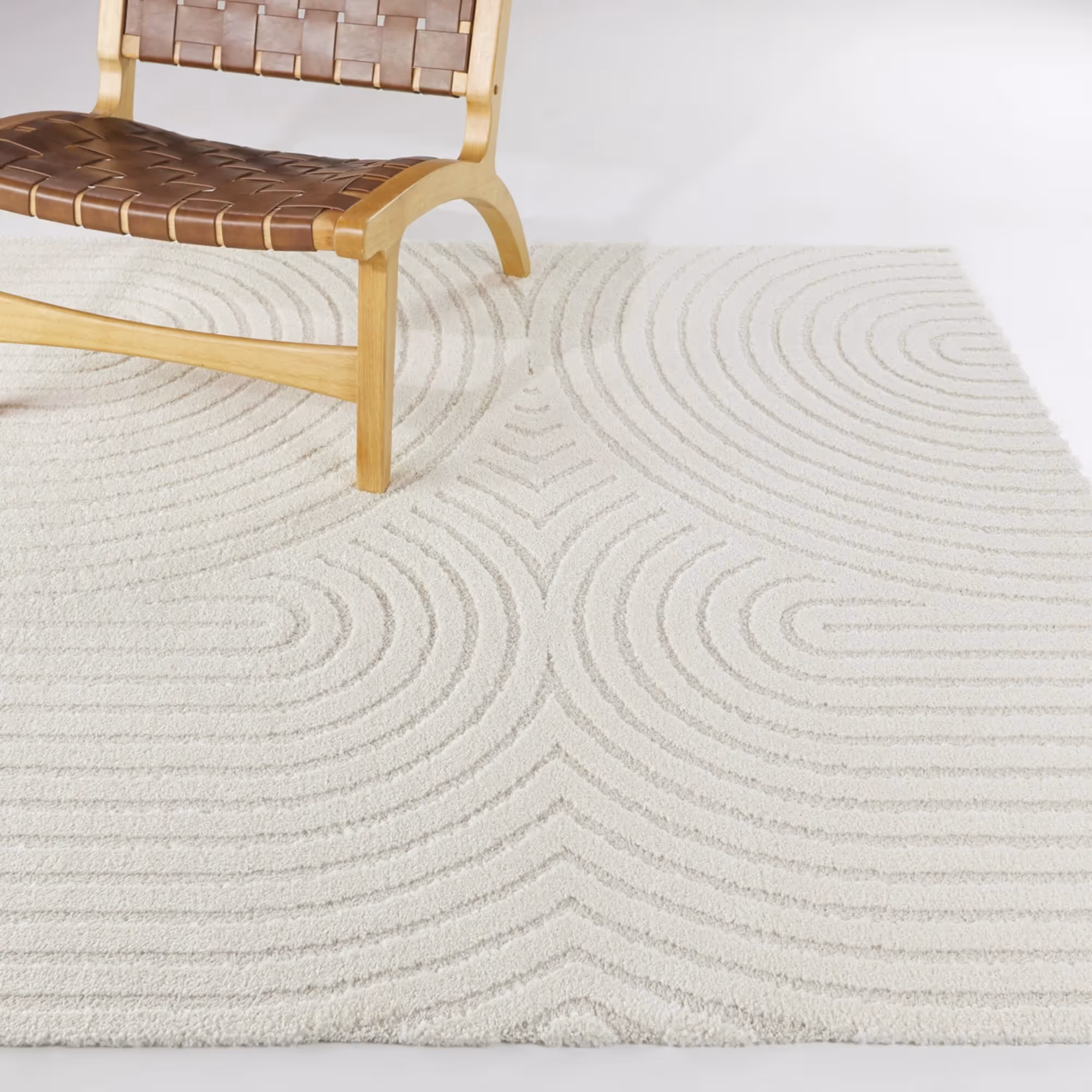 Caserio Contemporary Striped Area Rug image 3