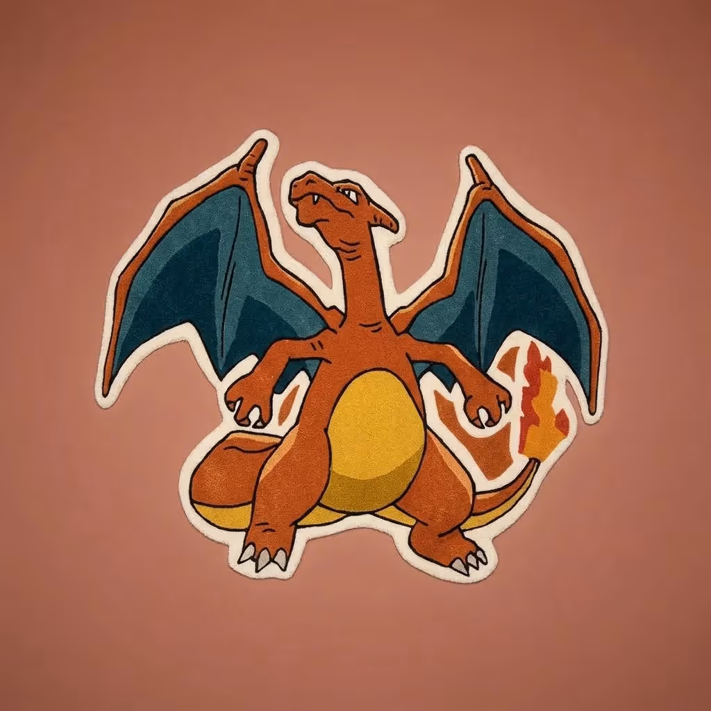 Charizard Pokémon Rug image 1