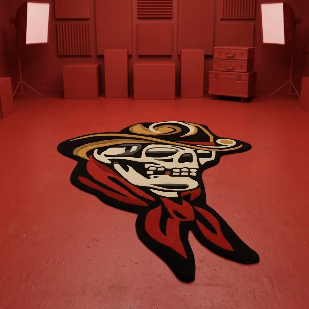 Cowboy Skull Rug image 2