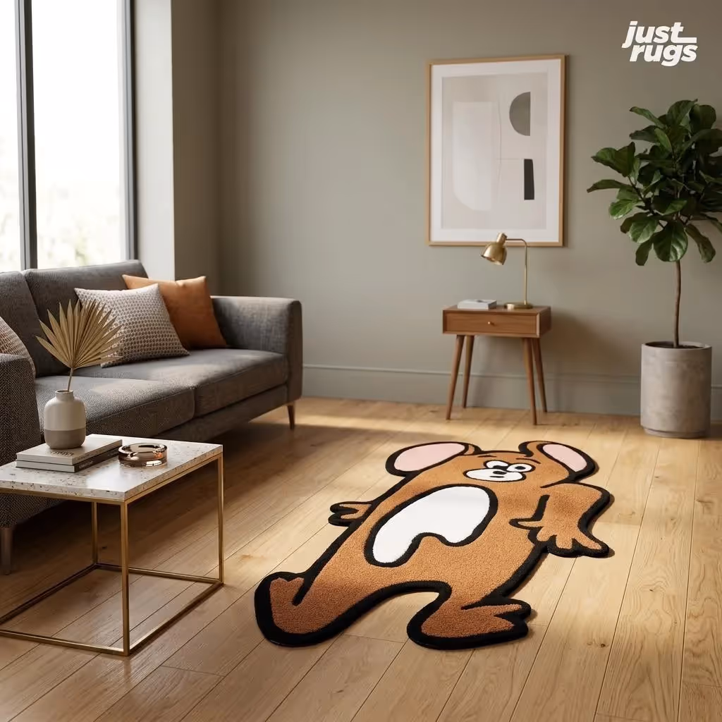 Crushed Mouse Hand-Tufted Custom Rug  image 6