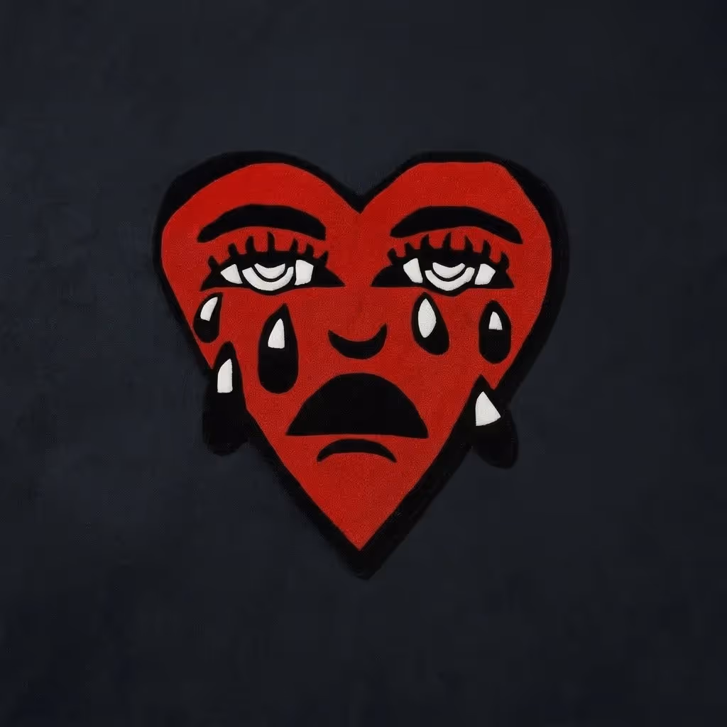 Crying Heart Rug image 1