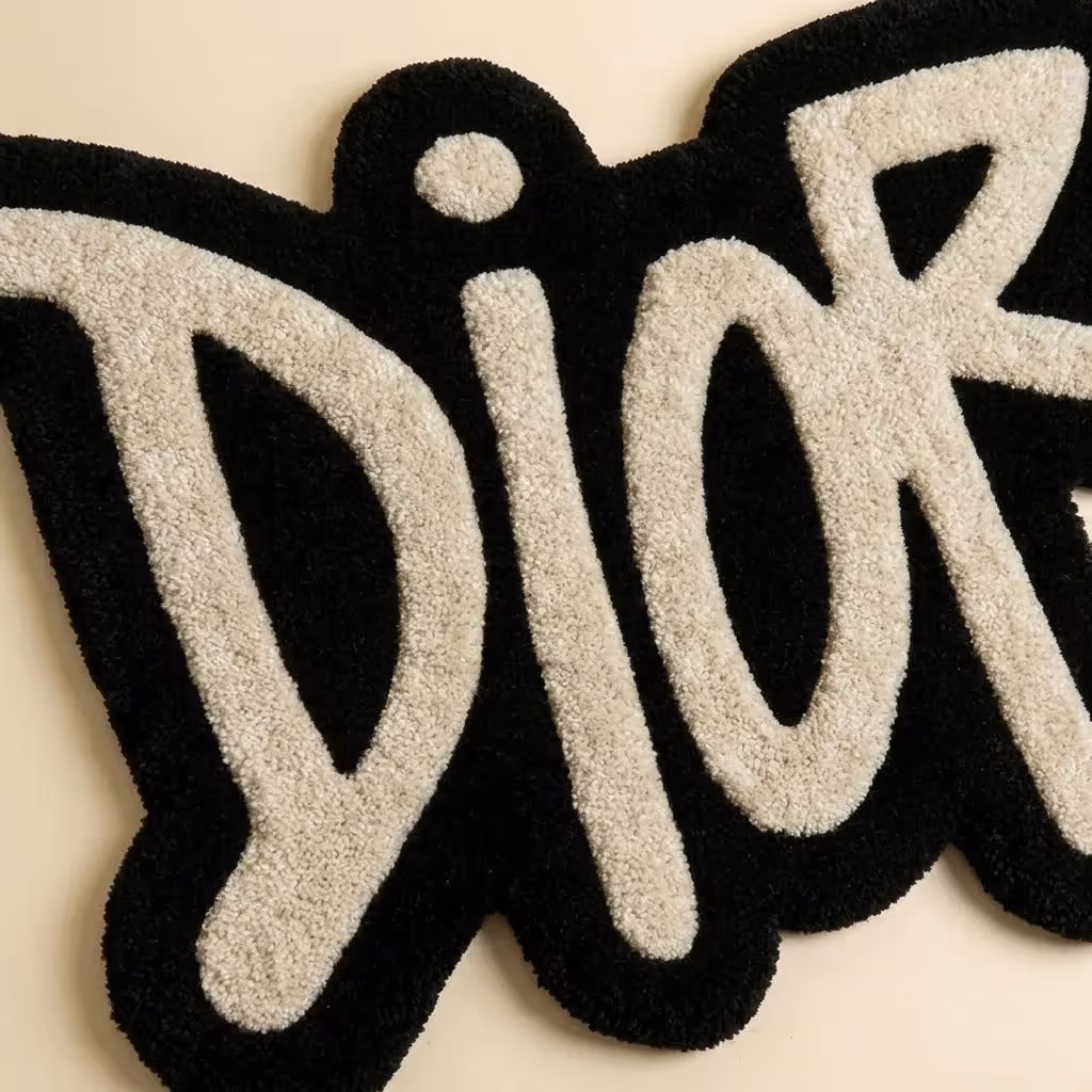 Dior Logo Aesthetic Rug image 2