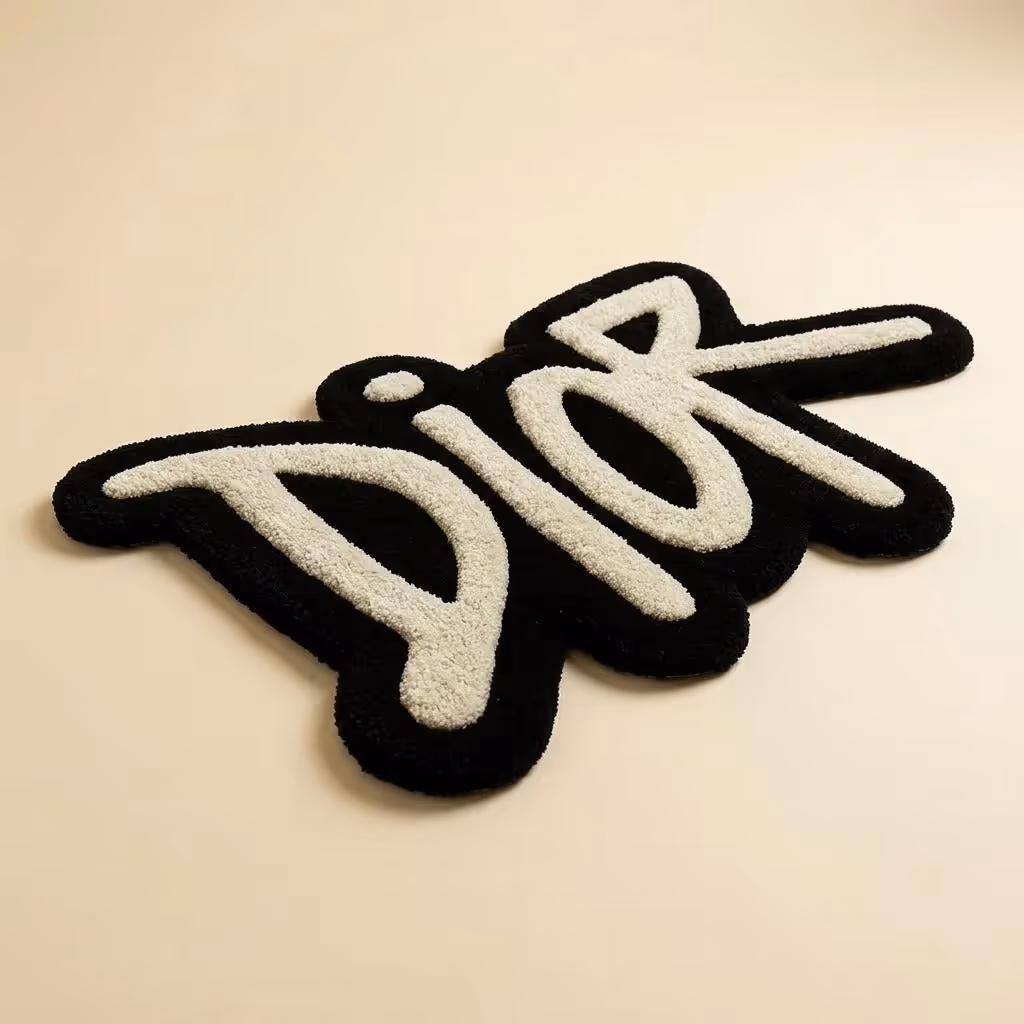 Dior Logo Aesthetic Rug image 3