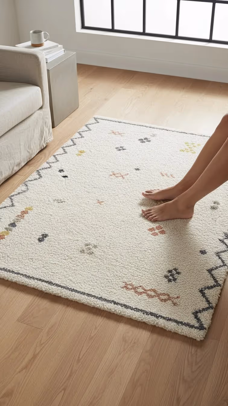 Eila Tribal Shag Area Rug  image 5