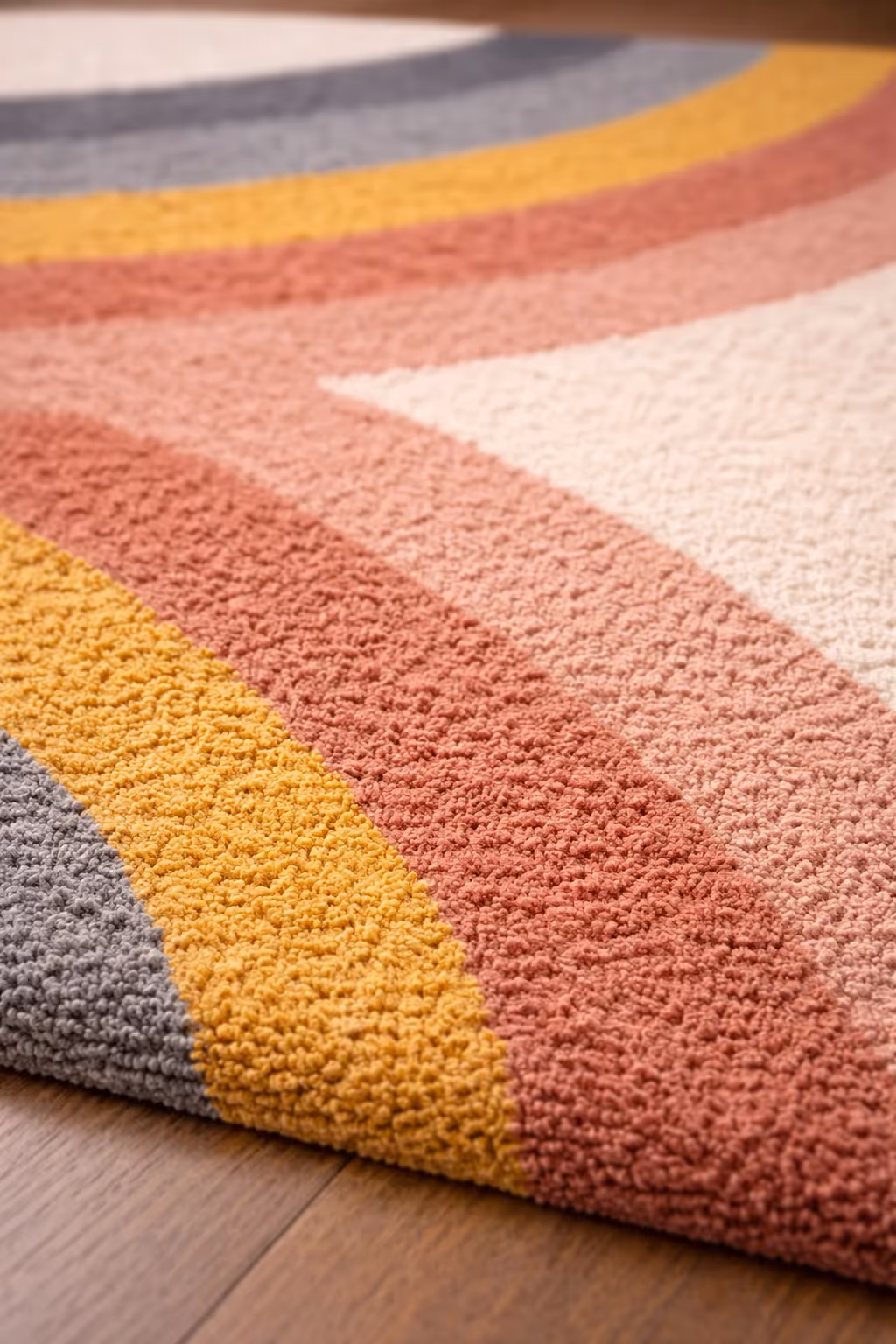 Eva Kids Rainbow Shag Area Rug  image 2