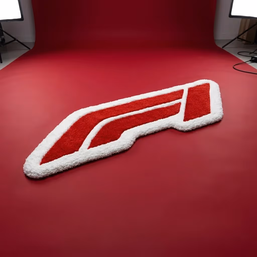 F1 Racing Aesthetic Rug  image 1