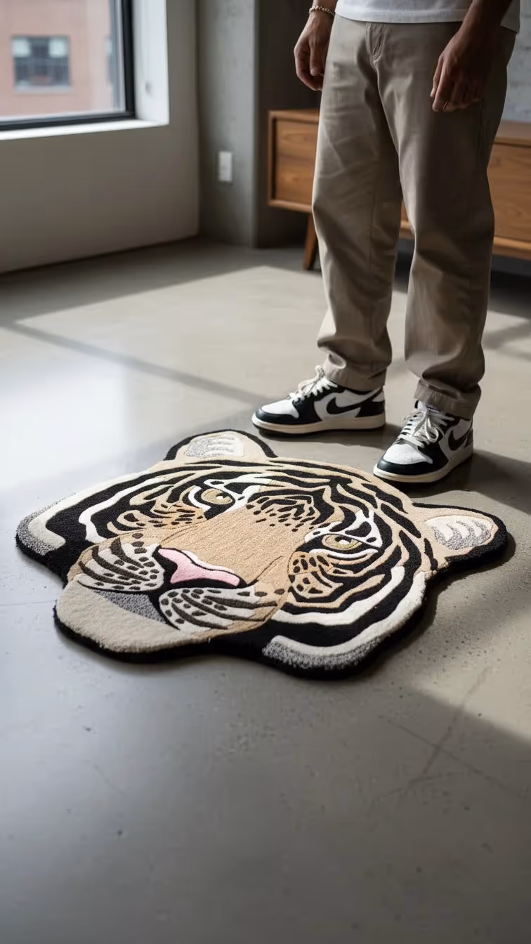 Fearless Tiger Rug image 4