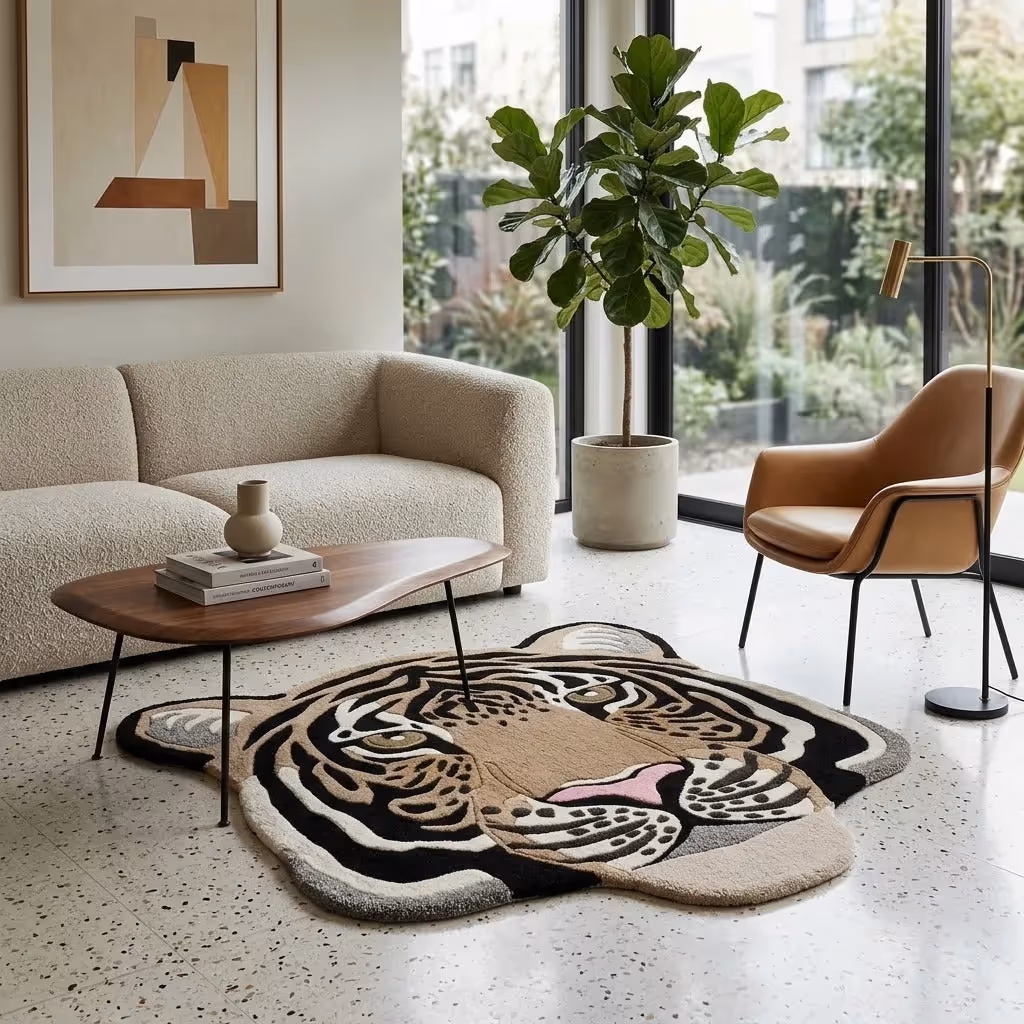 Fearless Tiger Rug image 6