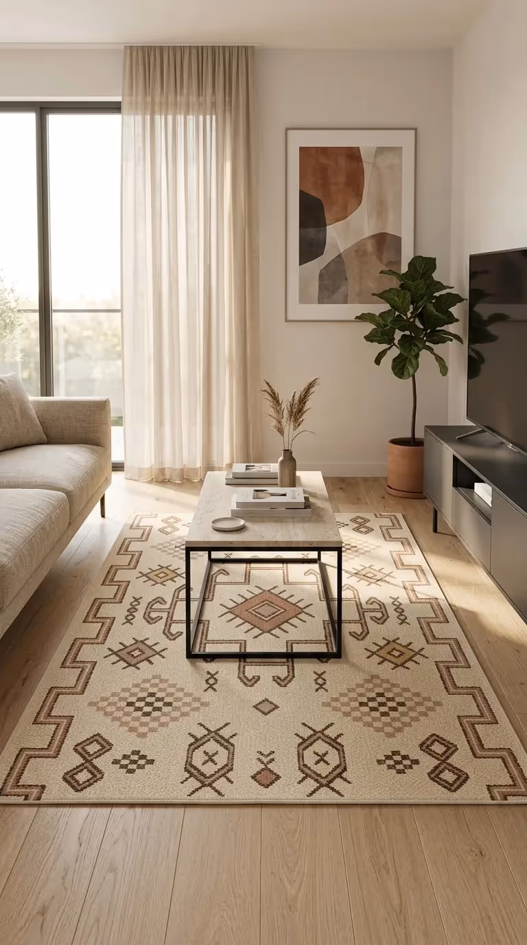 Felipe Southwestern Shag Area Rug  image 3