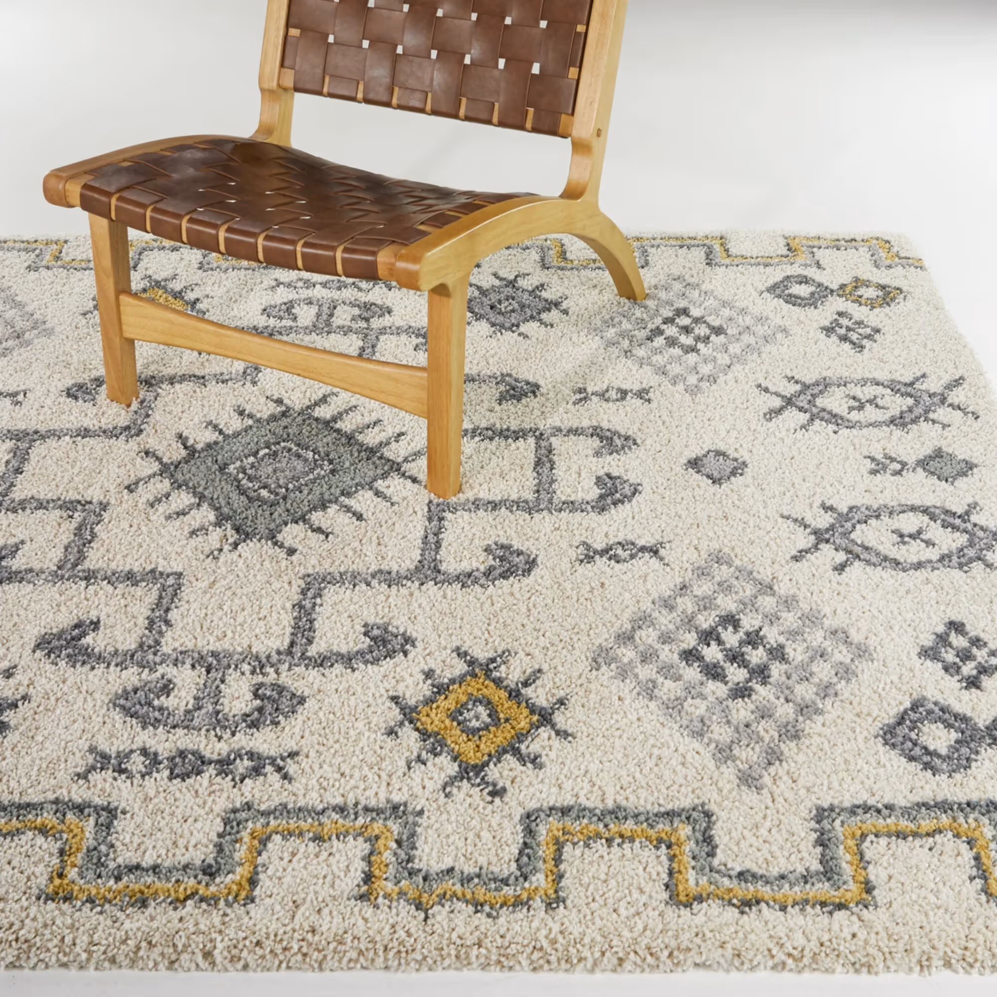 Felipe Southwestern Shag Area Rug  image 5