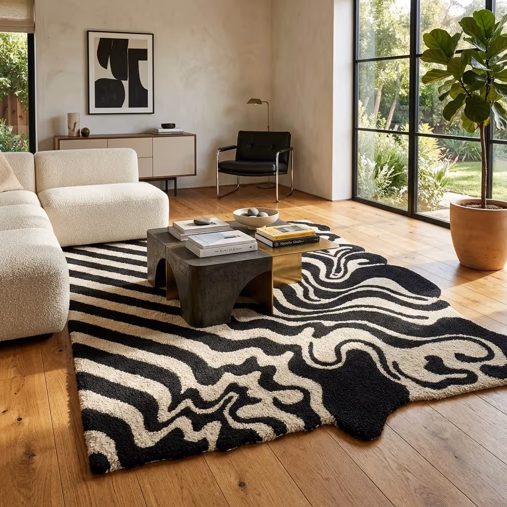 Fluid Wool Rug image 3