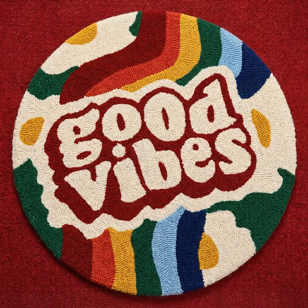 Good Vibes Tufted Rug image 1