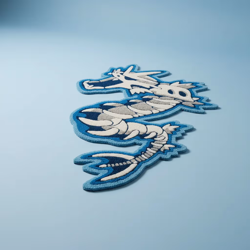 Gyarados Pokémon Hand-Tufted Rug image 2