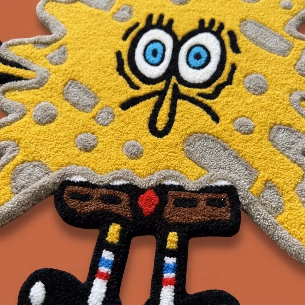 Hand-Tufted Fun Sponge Splatter Rug  image 3