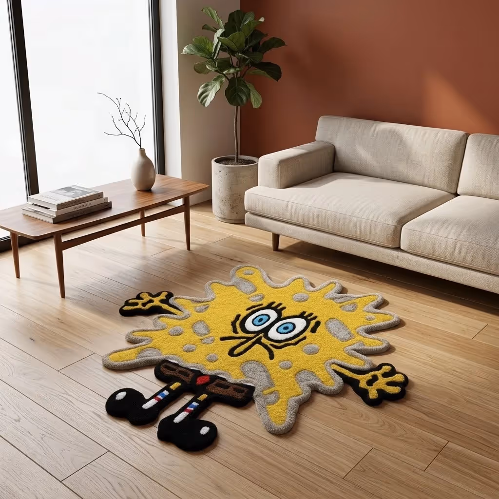 Hand-Tufted Fun Sponge Splatter Rug  image 6