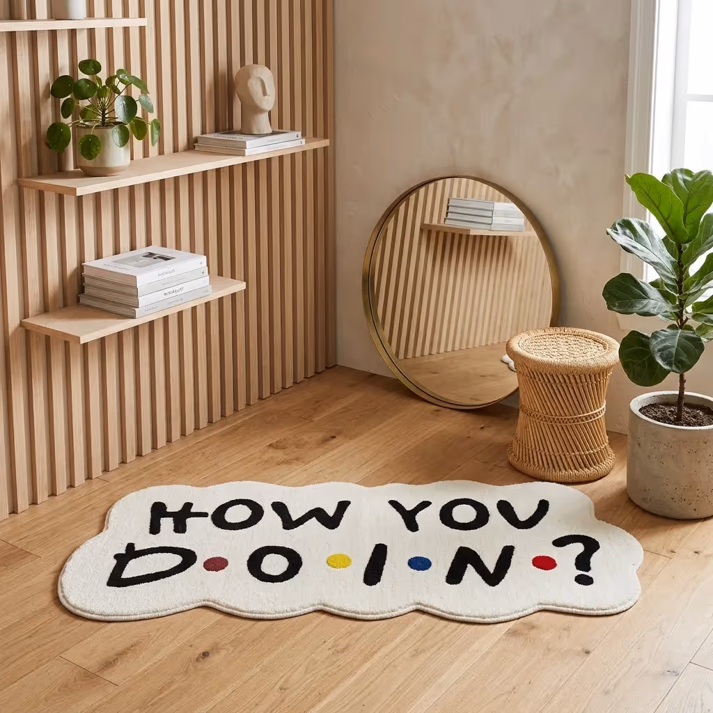 How You Doin’ Hand-Tufted Accent Rug image 1