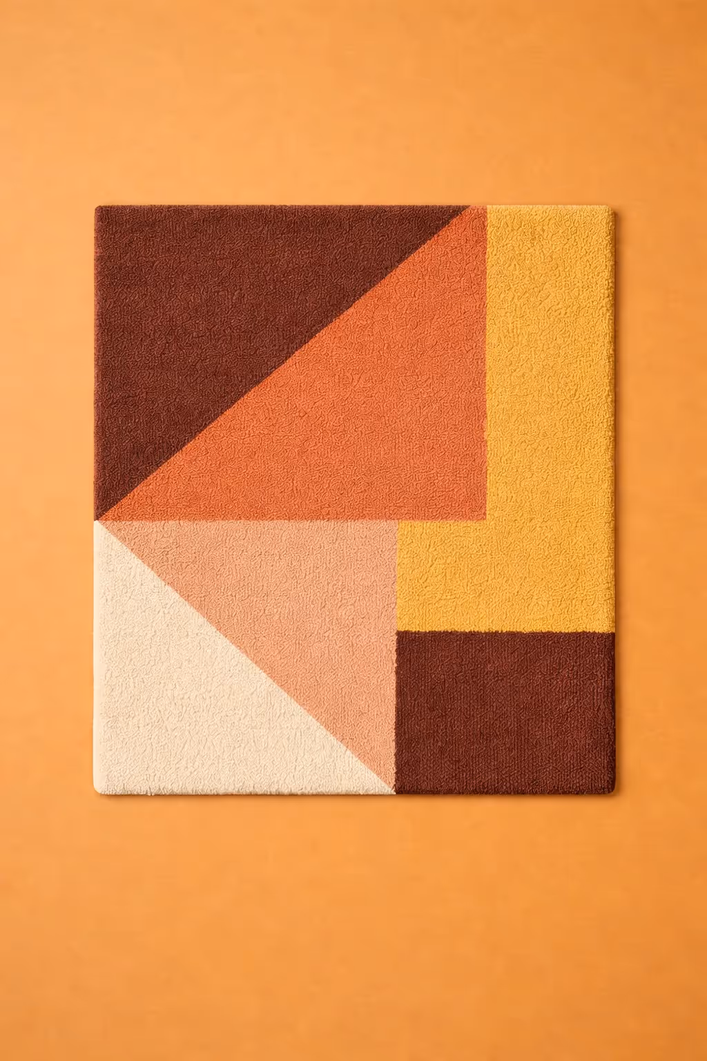 Jordan Modern Geometric Shag Area Rug  image 1