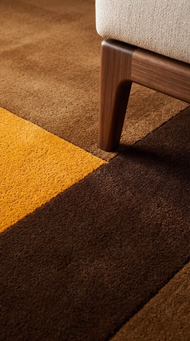 Jordan Modern Geometric Shag Area Rug  image 2