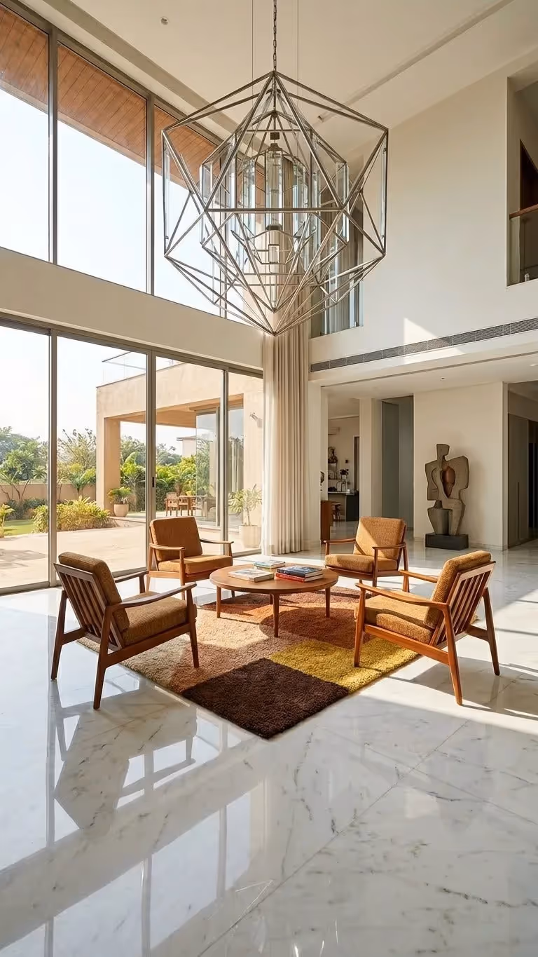 Jordan Modern Geometric Shag Area Rug  image 3
