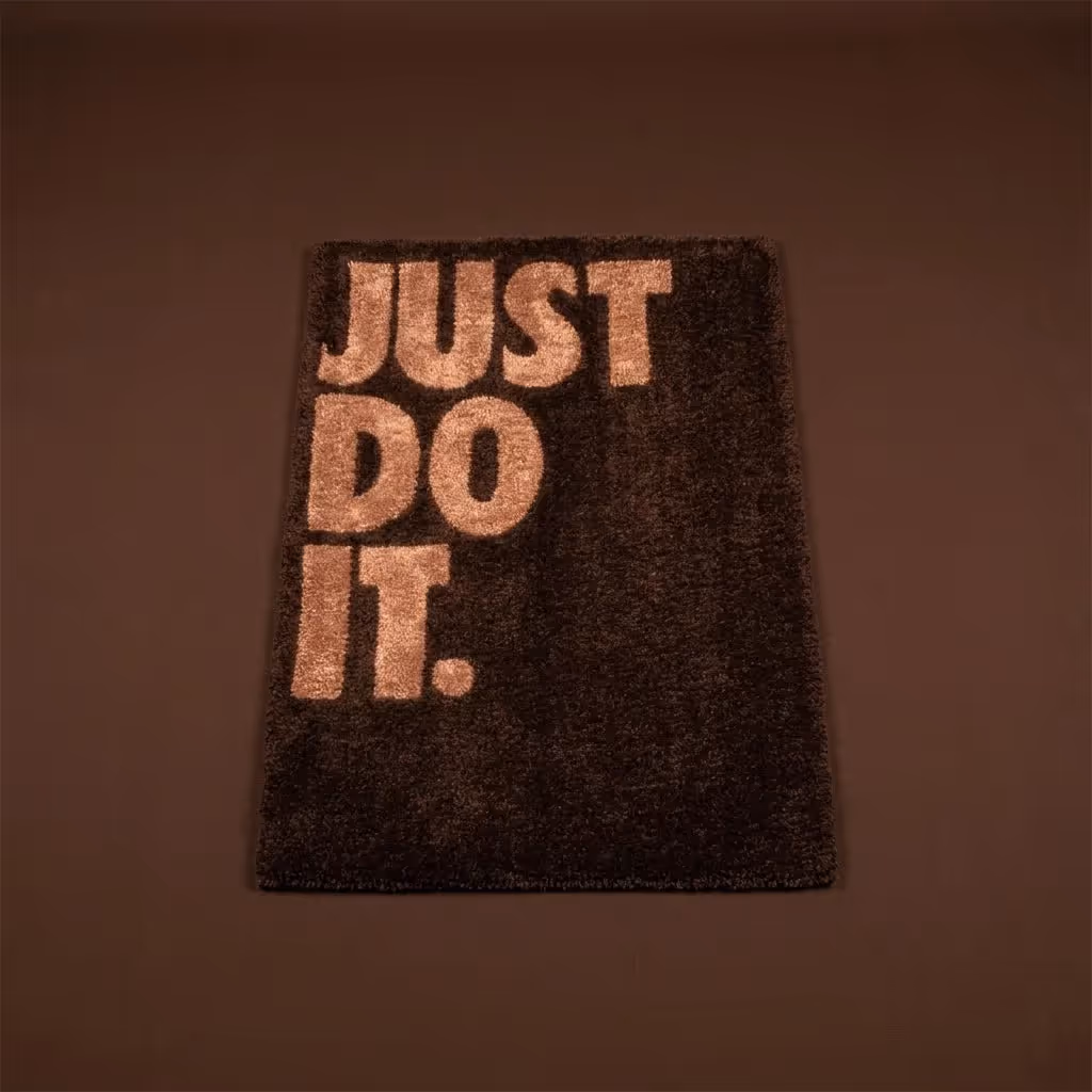 Just Do It Text Aesthetic Rug  image 3