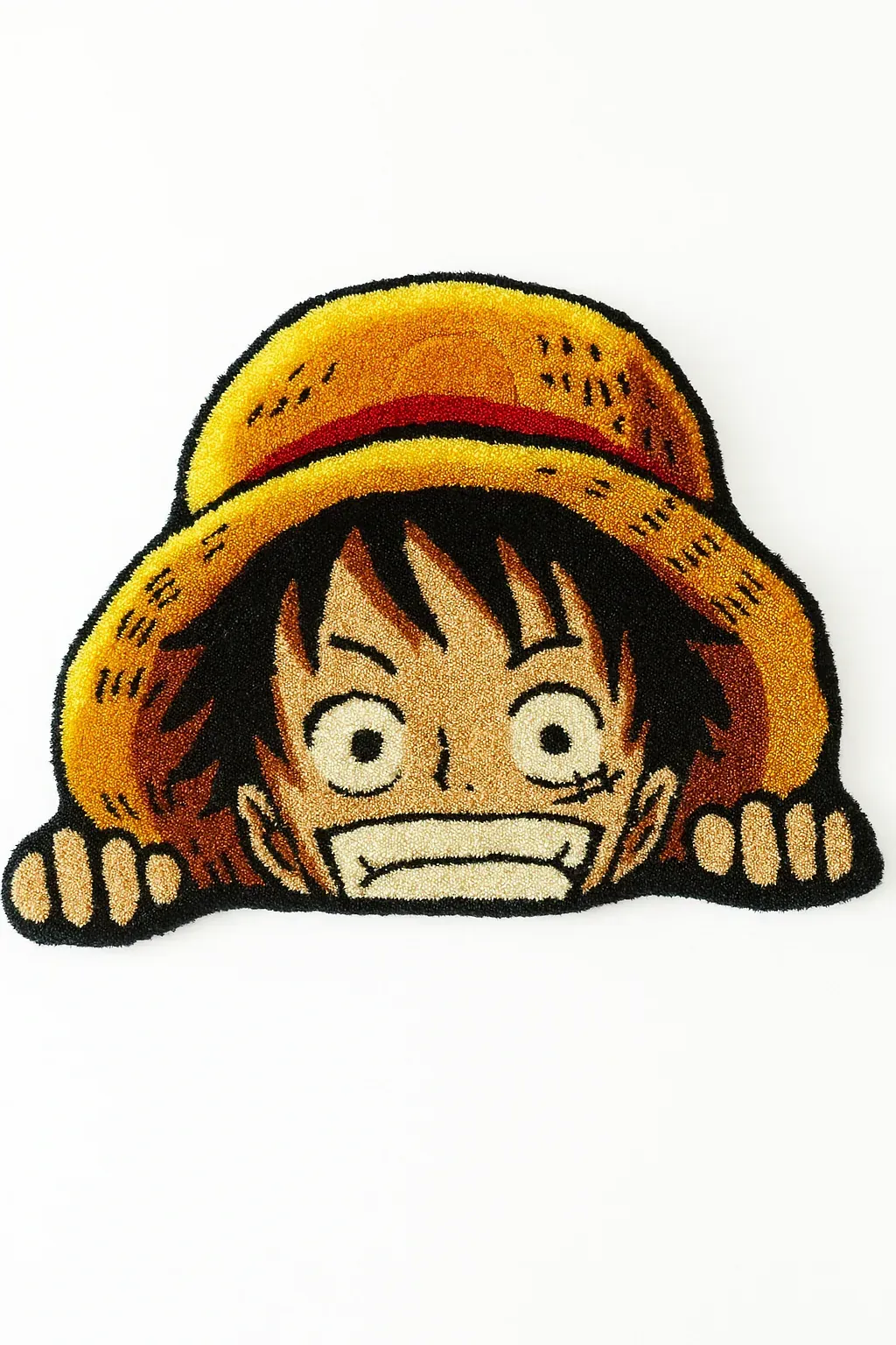 Luffy Peeking Hand-Tufted Rug