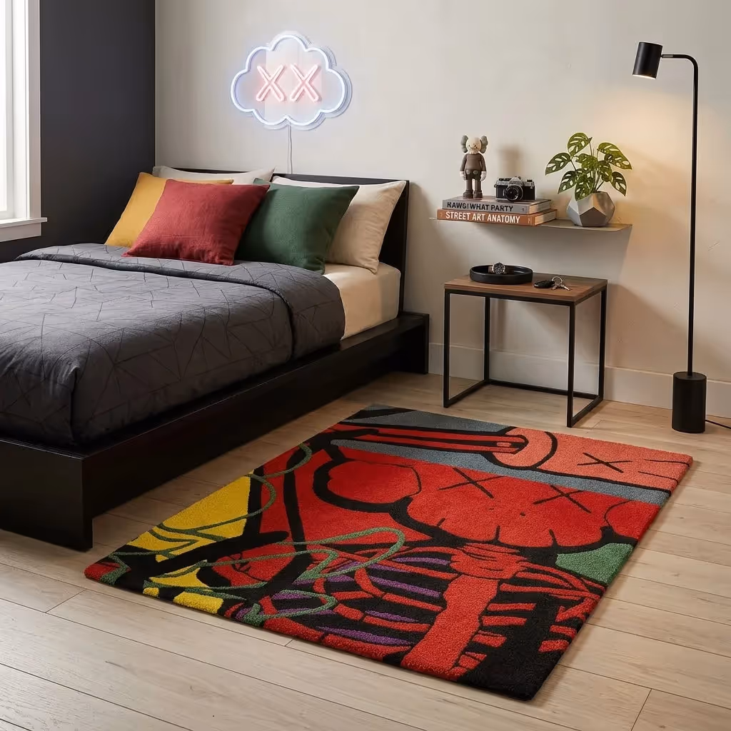 KAWS Art Rug  image 4