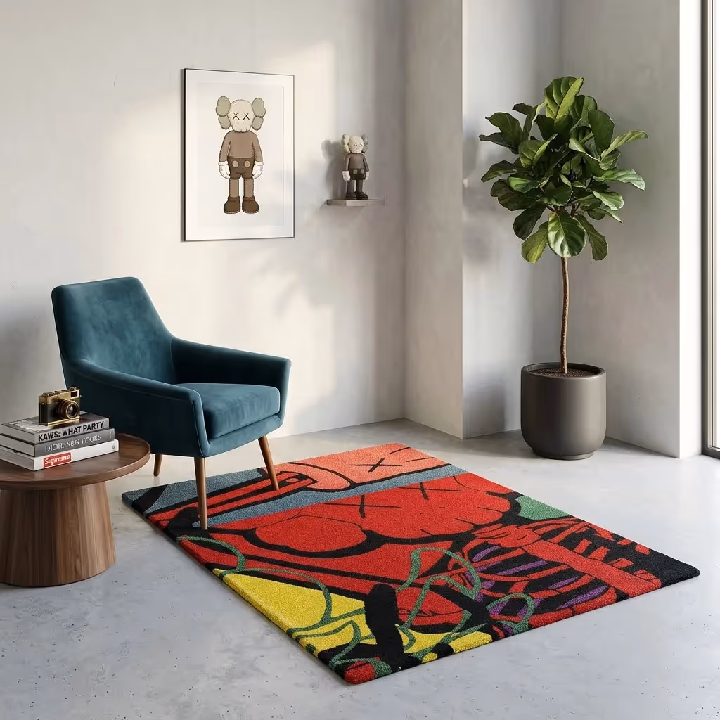KAWS Art Rug  image 6