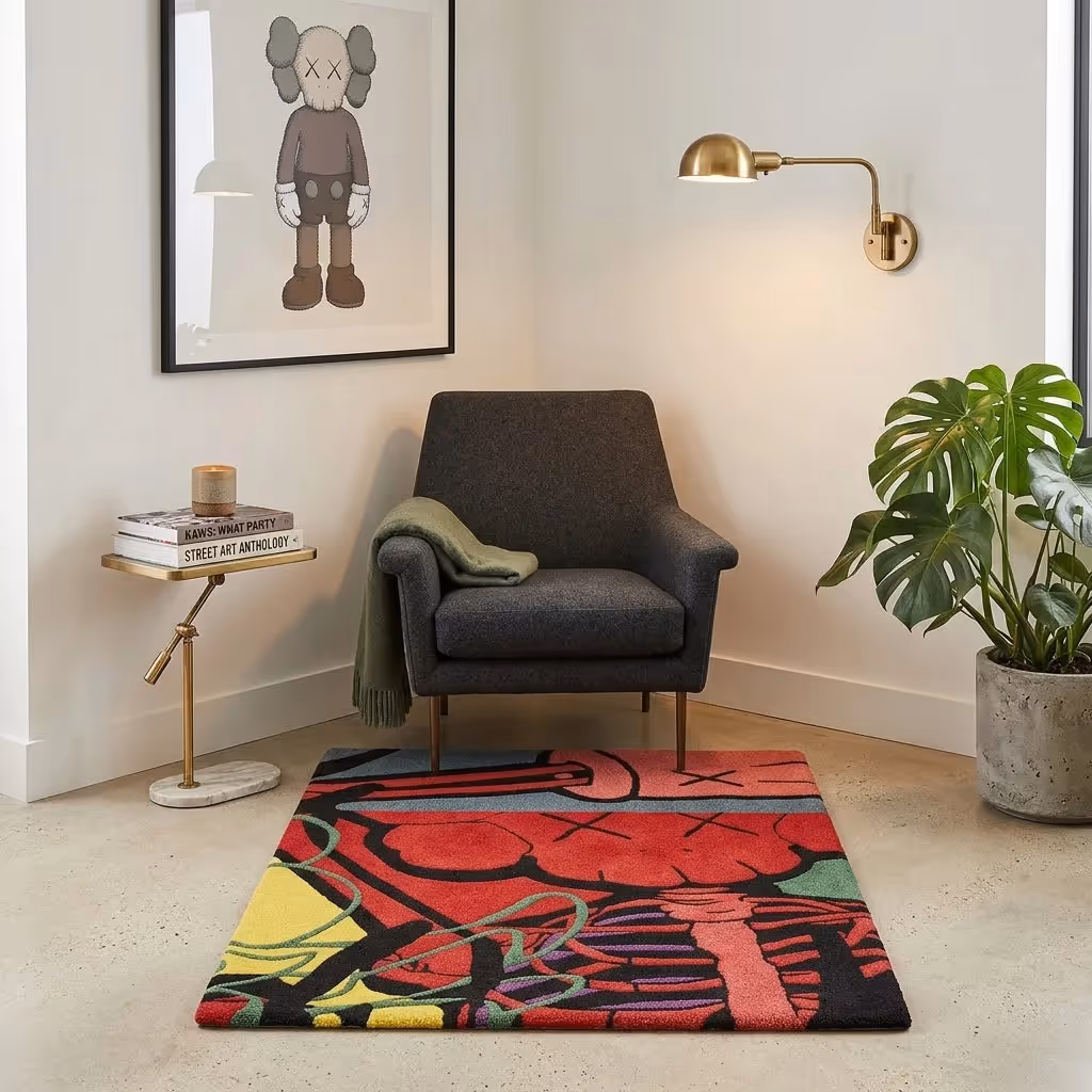 KAWS Art Rug  image 7