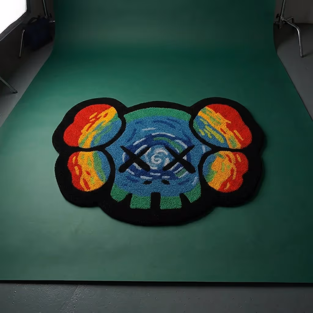 Kaws Trippin Hand-Tufted Rug image 1