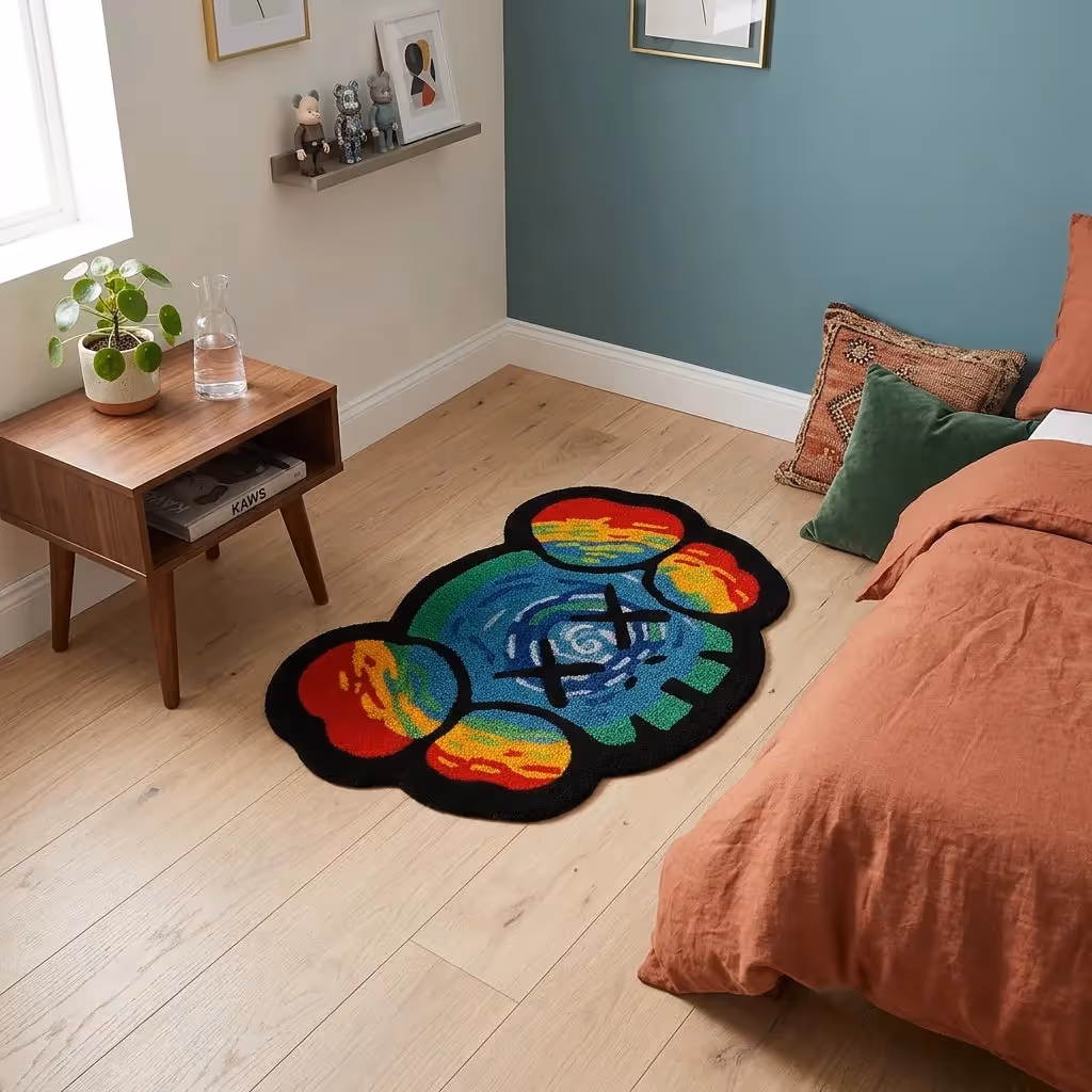Kaws Trippin Hand-Tufted Rug image 4