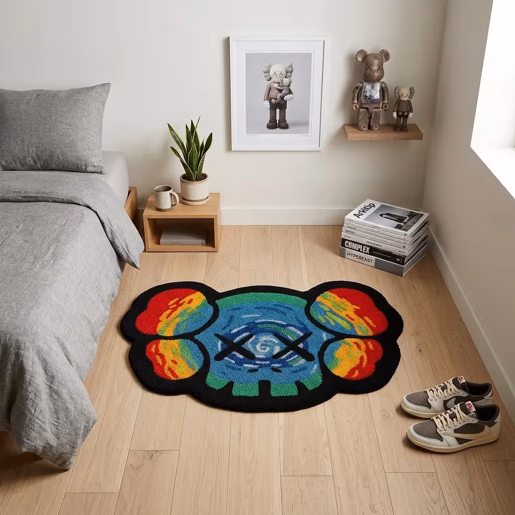 Kaws Trippin Hand-Tufted Rug image 5
