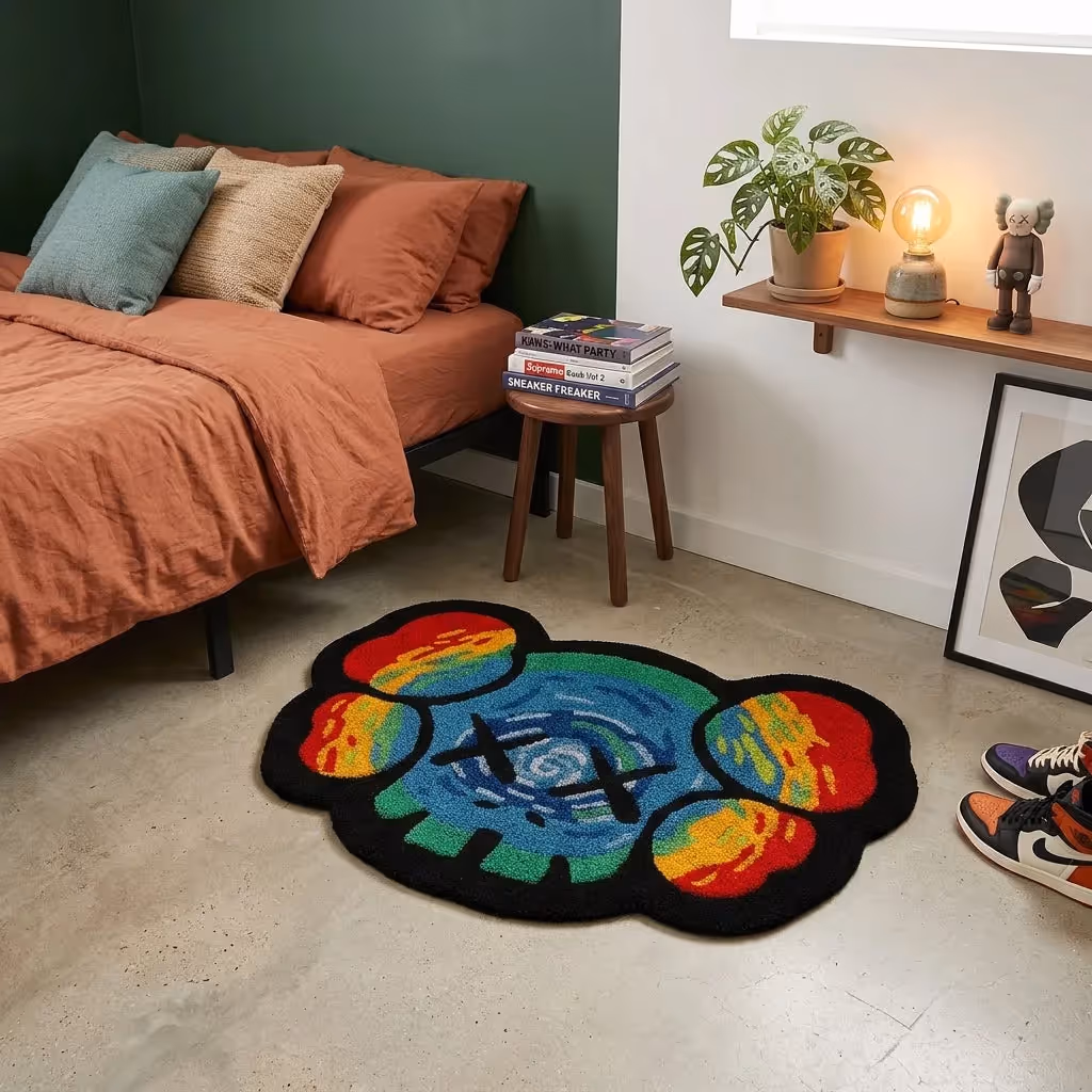 Kaws Trippin Hand-Tufted Rug image 6