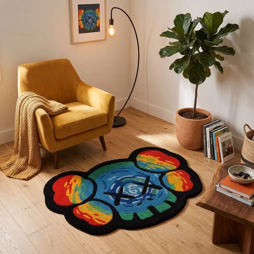 Kaws Trippin Hand-Tufted Rug image 7