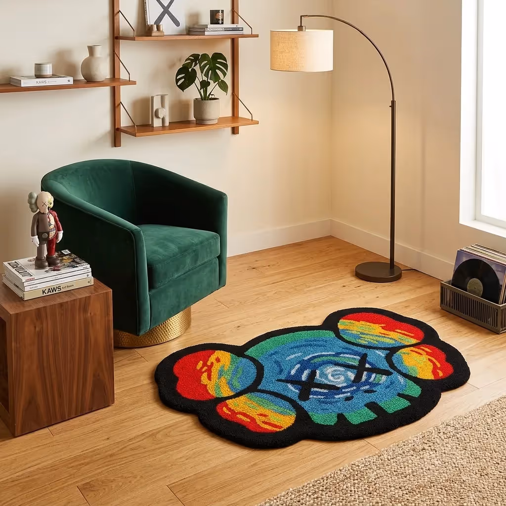 Kaws Trippin Hand-Tufted Rug image 8