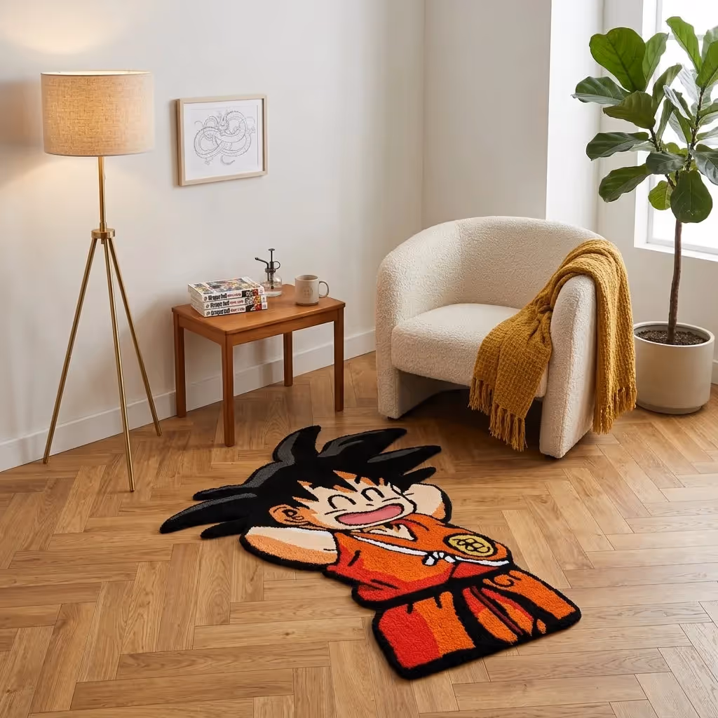Kid Goku Tufted Rug image 2